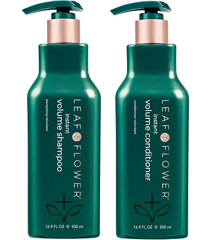 Amazon.com : Leaf & Flower Volume Shampoo/Conditioner Duo Pack, 2